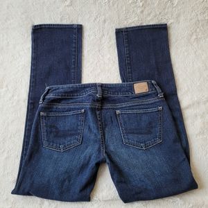 American Eagle Women's Stretch Straight low rise.